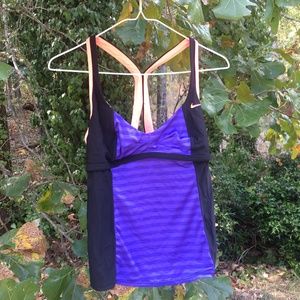 Nike athletic swim top Size 8 EUC
